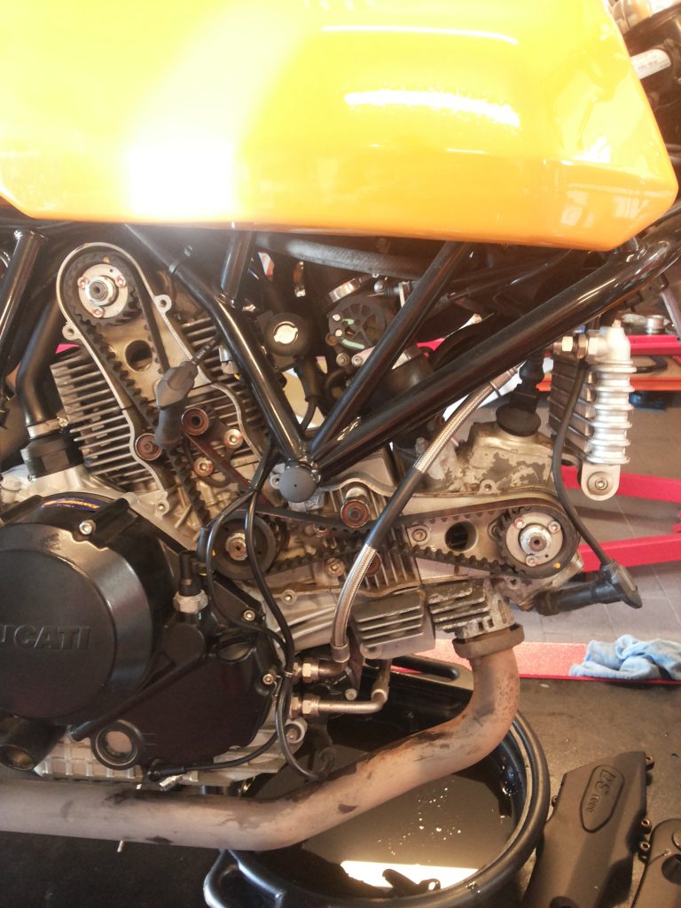 Timing belts change DUCATI Sport 1000 ERICK RUBERA